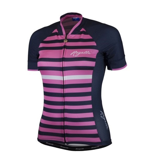 Rogelli koszulka ISPIRA LDS granatowo różowa XS