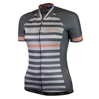 Rogelli koszulka ISPIRA LDS szaro różowa XS