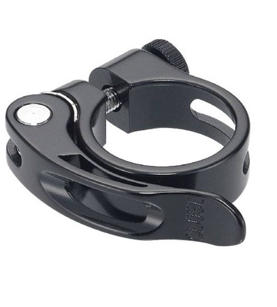Obejma pod siodełko zacisk 34,9 mm czarna