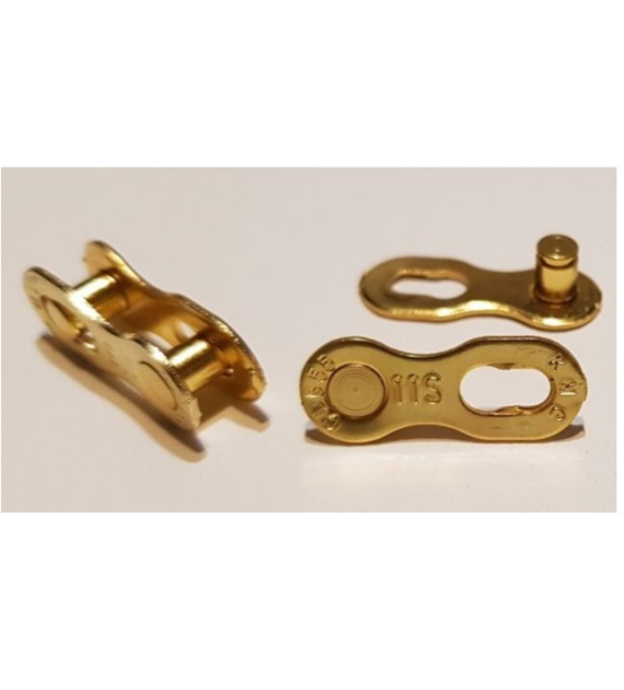 KMC Złączka CL-555R 2 sztuki złota 11 rz blister
