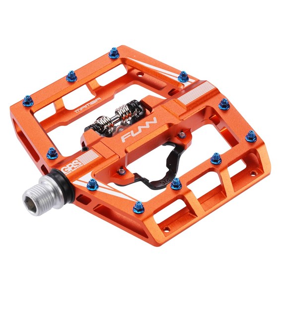 FUNN pedały MAMBA jednostronne pomarańczowe