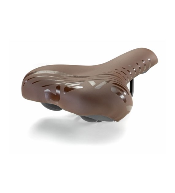 Siodełko NEVEA ciemno brązowe blister