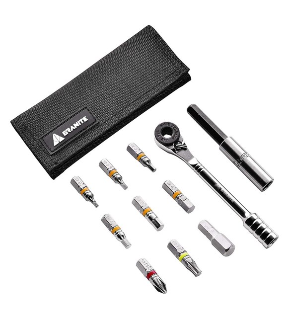 GRANITE zestaw kluczy ROCK'N'ROLL czarny