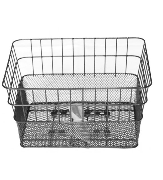 Koszyk rowerowy tył drut/siatka przykręcany