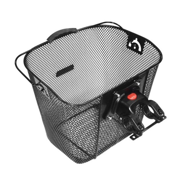 Koszyk rowerowy-siatka przód Click HT-512 czarny