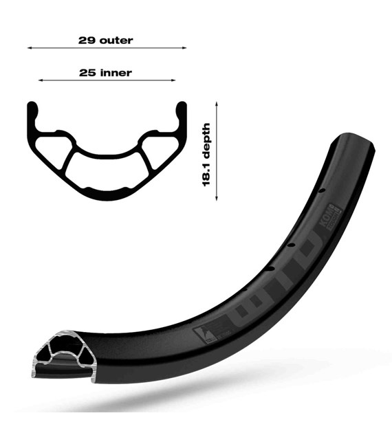 WTB Obręcz KOM TOUGH i-25 29'' TCS 2.0 32 otwory