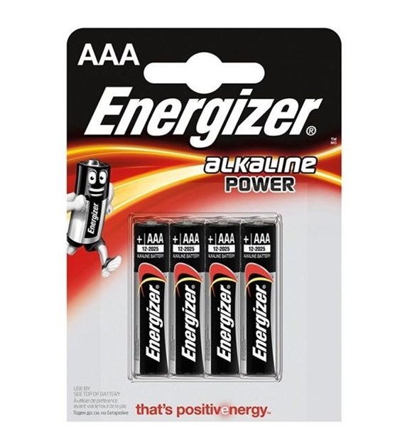 Bateria LR03 ENERGIZER AAA blister 4 sztuki
