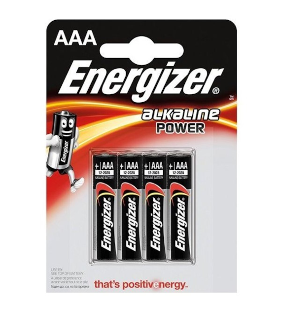 Bateria LR03 ENERGIZER AAA blister 4 sztuki