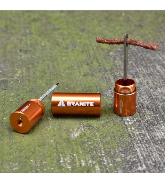GRANITE zestaw do naprawy opon STASH pomarańczowy
