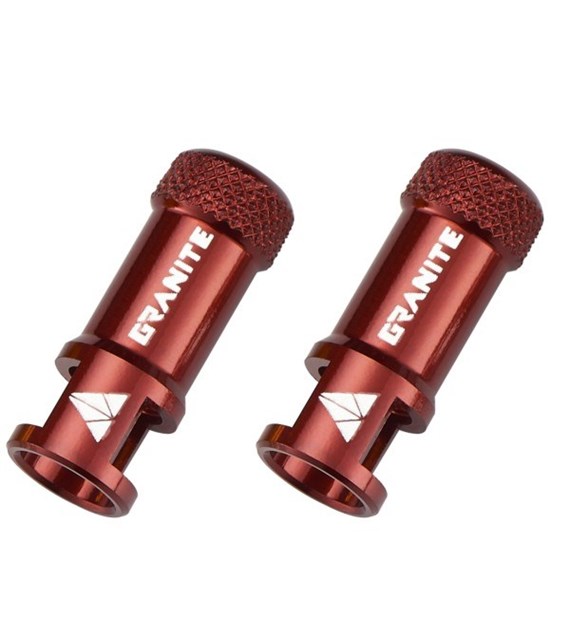 GRANITE kapturki na wentylki FV JUICY czerwone