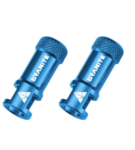 GRANITE kapturki na wentylki FV JUICY niebieskie