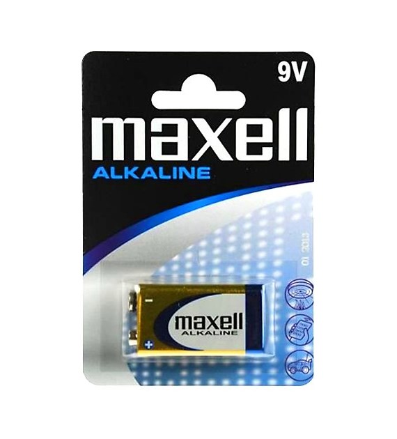 Bateria LR61 MAXELL 9V blister 1 sztuka