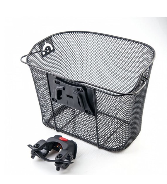 Koszyk przód click czarny 175009