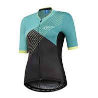 Rogelli koszulka DIVINE LDS szaro turk. żółta XS