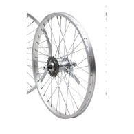 Koło 20'' tył torpedo zwykłe obręcz srebrna