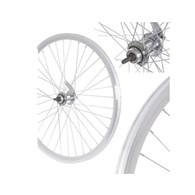 Koło 26'' tył torpedo stożek srebrne/srebrne