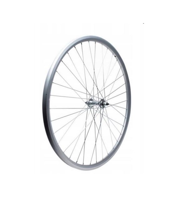 Koło 26'' przód stożek O-srebrna/P-srebrna