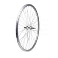Koło 26'' tył woln. stożek O-srebrna/P-srebrna