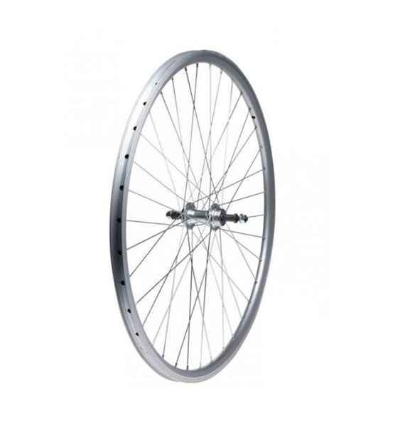 Koło 26'' tył woln. stożek O-srebrna/P-srebrna