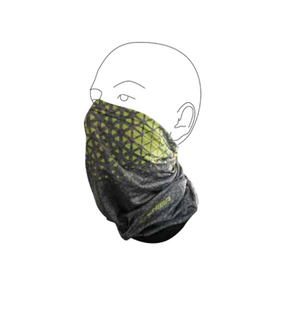 CHIBA Komin szaro żółty