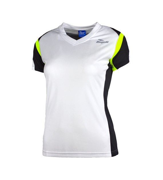 Rogelli koszulka EABEL S biało żółto czarna