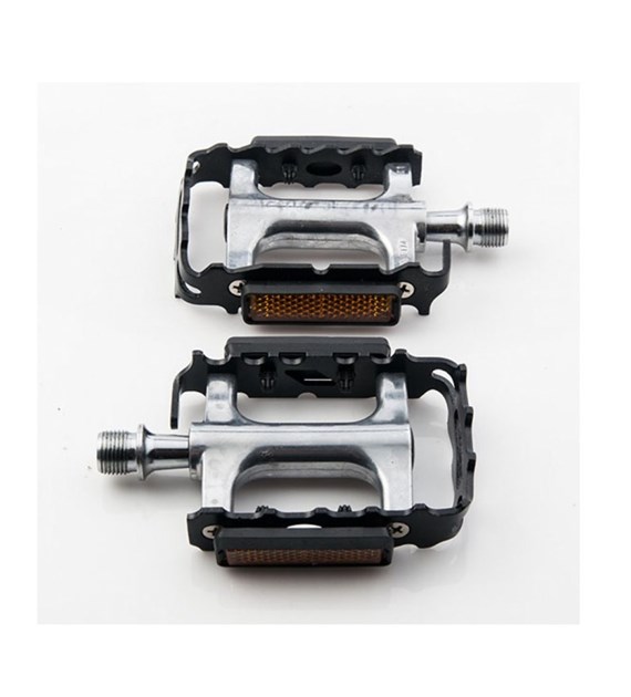 Pedały alu oś łożyska kulkowe