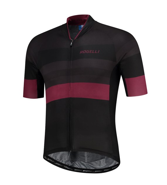 Rogelli koszulka PEAK czarno bordowa XXL