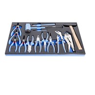 UNIOR Zestaw kluczy na wkładce szcypce