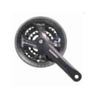 SHIMANO mech. korbowy FCM361 48x38x28 czarny