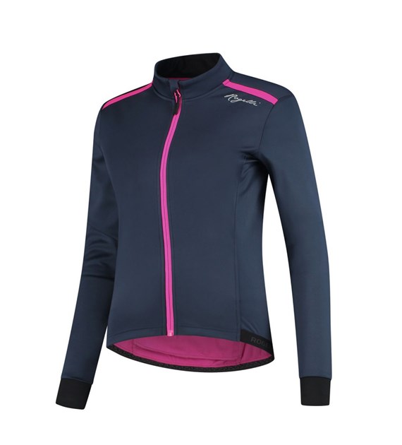 Rogelli bluza PESARA LDS granatowo różowa XS