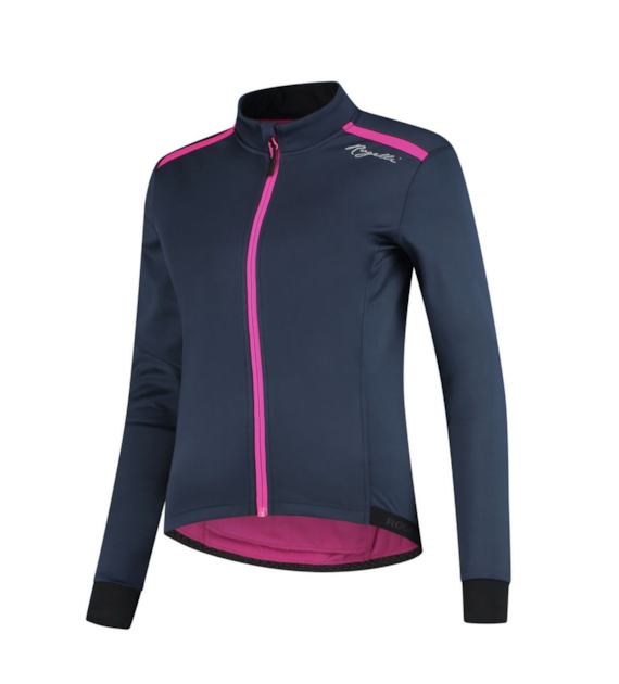 Rogelli bluza PESARA LDS granatowo różowa XS