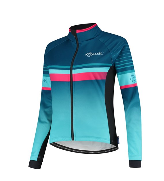 Rogelli bluza IMPRESS LDS niebiesko różowa S