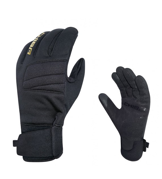 CHIBA Rękawiczki CLASSIC czarno złote S