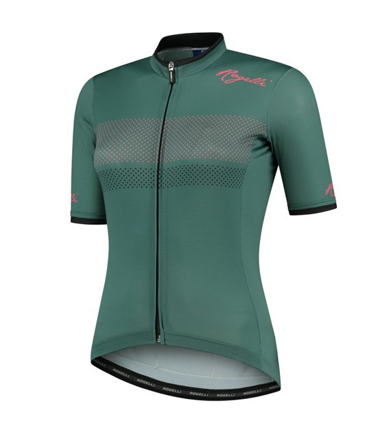 Rogelli koszulka PURPOSE LDS zielono koralowa XS