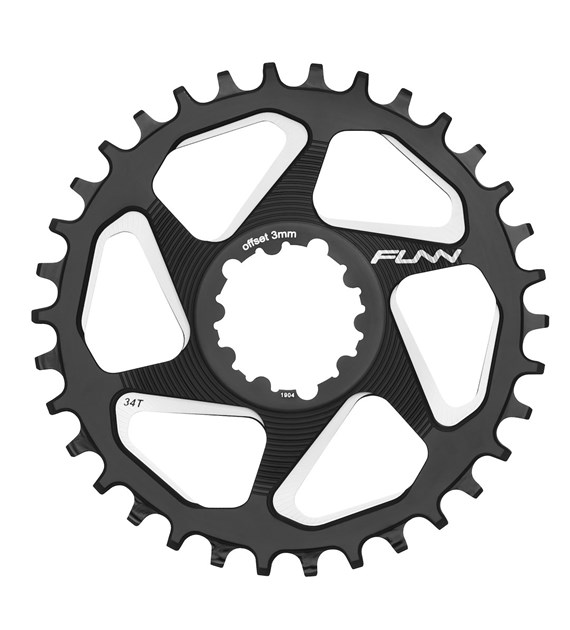 FUNN Tarcza mech. korb. SOLO DX BOOST nieb. 34T