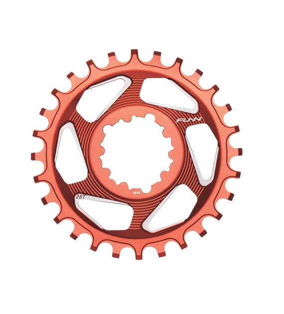 FUNN Tarcza mech. korb. SOLO DX czerwona 28T