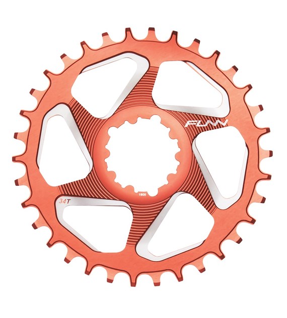 FUNN Tarcza mech. korb. SOLO DX niebieska 34T