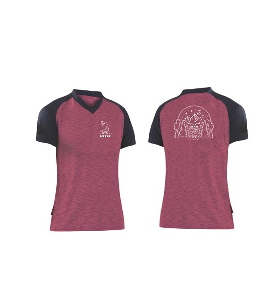 WTB Koszulka W krótki rękaw różowo czarna M