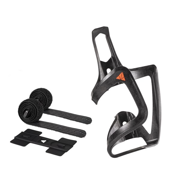 GRANITE Carbon koszyk na bidon z paskami AUX