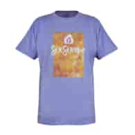 661 T-Shirt SCRIPT purpurowa L
