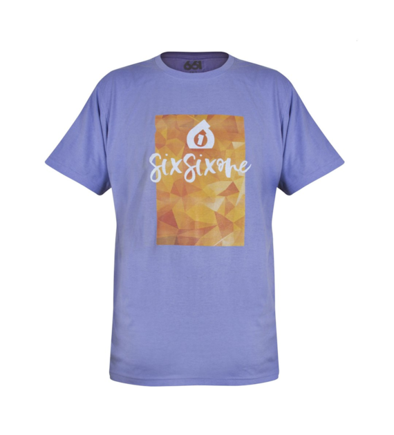 661 T-Shirt SCRIPT purpurowa M