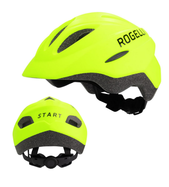 Rogelli kask dziecięcy START żółty S