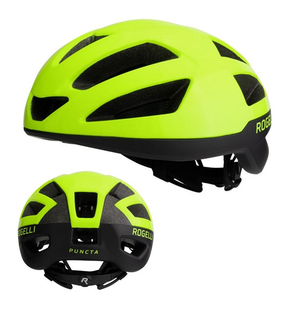 Rogelli kask PUNCTA żółty S/M