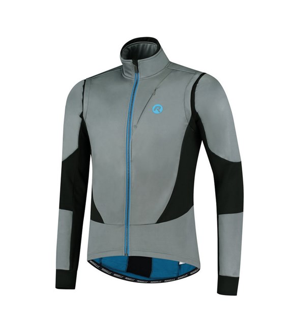 Rogelli bluza BRAVE szaro czarno niebieska L