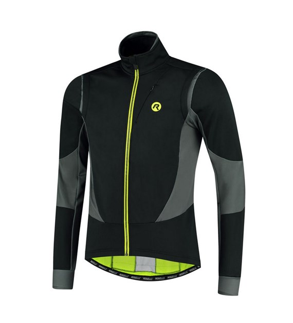 Rogelli bluza BRAVE czarno szaro żółta M