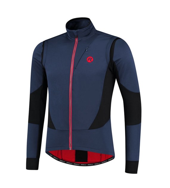 Rogelli bluza BRAVE niebiesko czarno czerwona M