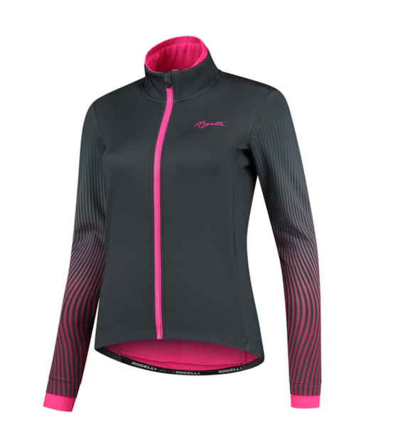 Rogelli bluza VIVID LDS szaro rózowa XS