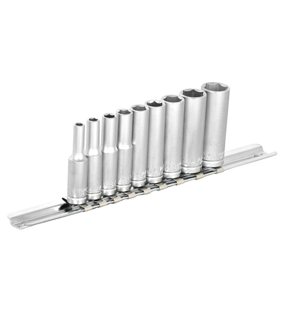 UNIOR Zestaw kluczy nasadowych 1/4'' długich