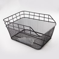 Koszyk rowerowy tył drut/siatka ścięty HT-193