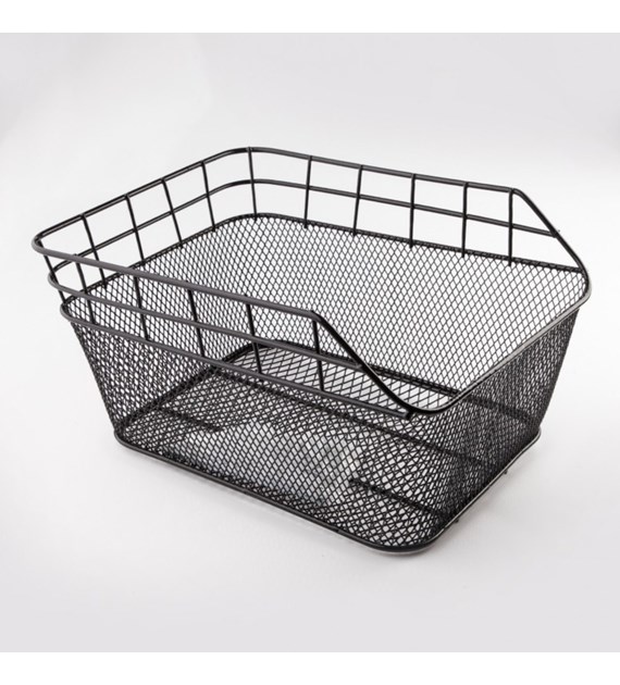 Koszyk rowerowy tył drut/siatka ścięty HT-193